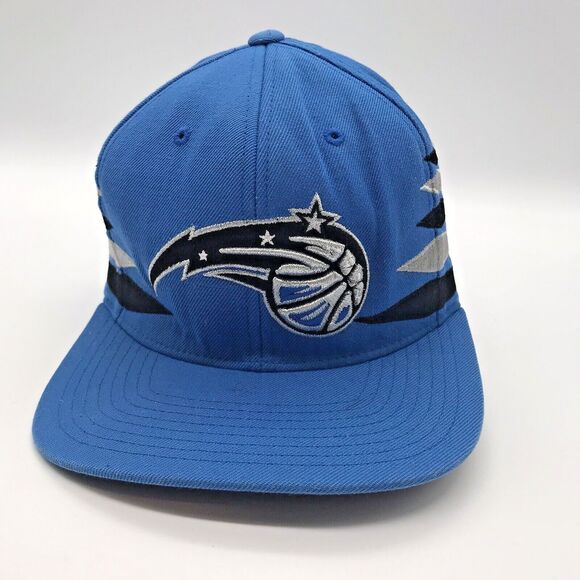 Mitchell & Ness Orlando Magic NBA Ball Cap Snapback Embroidered 3D Logo Blue Hat - Picture 1 of 13